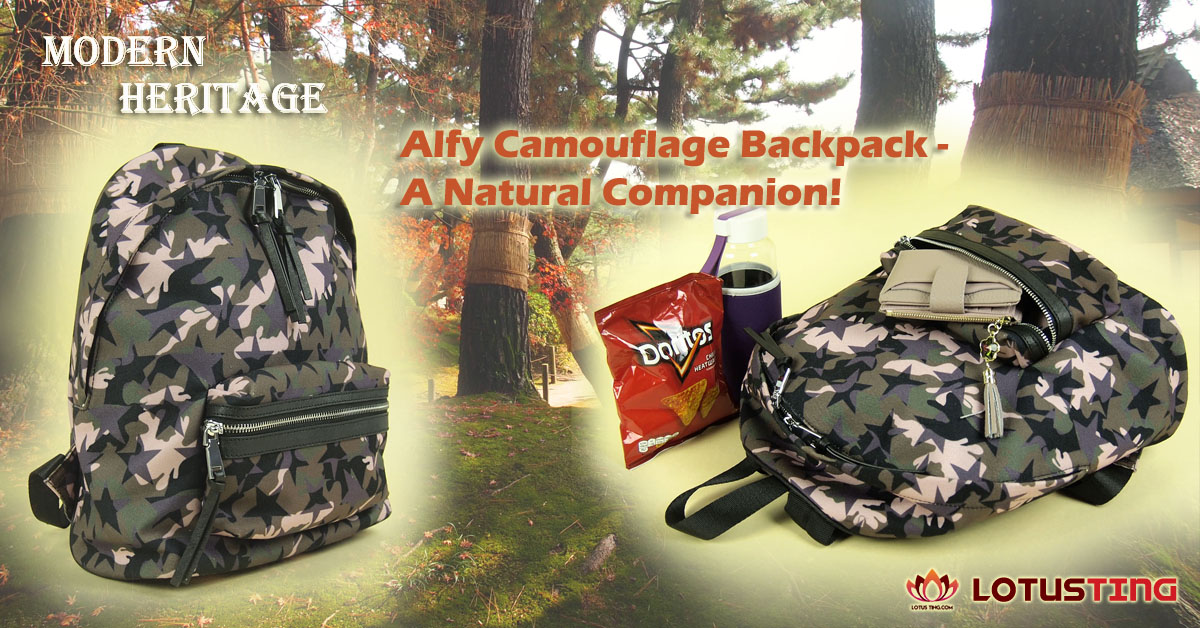 Modern Heritage Alfy Camouflage Backpack